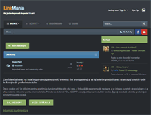 Tablet Screenshot of linkmania.ro